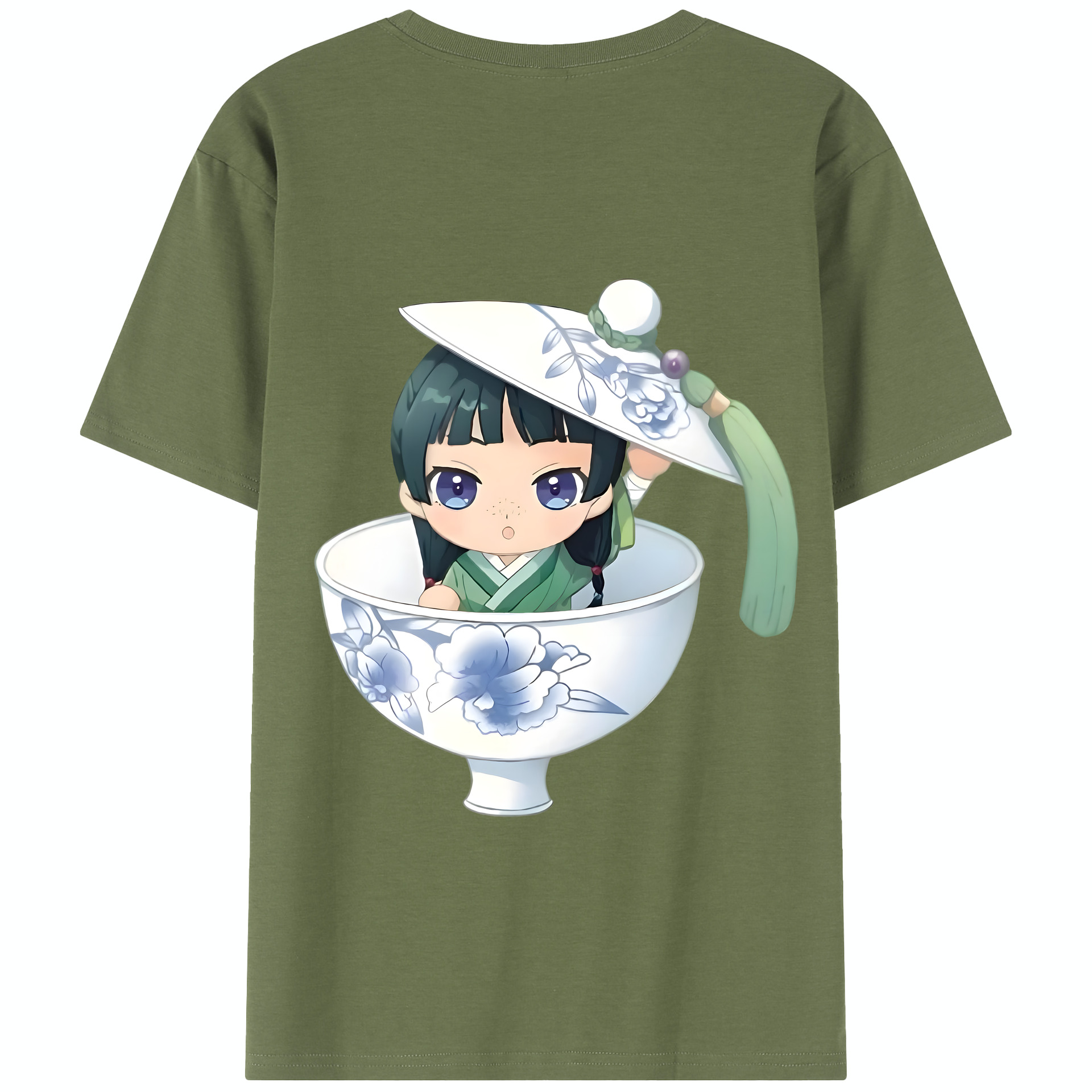 （画像用） 薬屋のひとりごと The Apothecary Diaries 綿100％半袖Tシャツ（背面プリント）